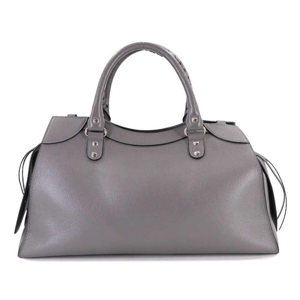 Balenciaga Neo City Hand Shoulder Bag Leather Gray - Picture 3 of 8